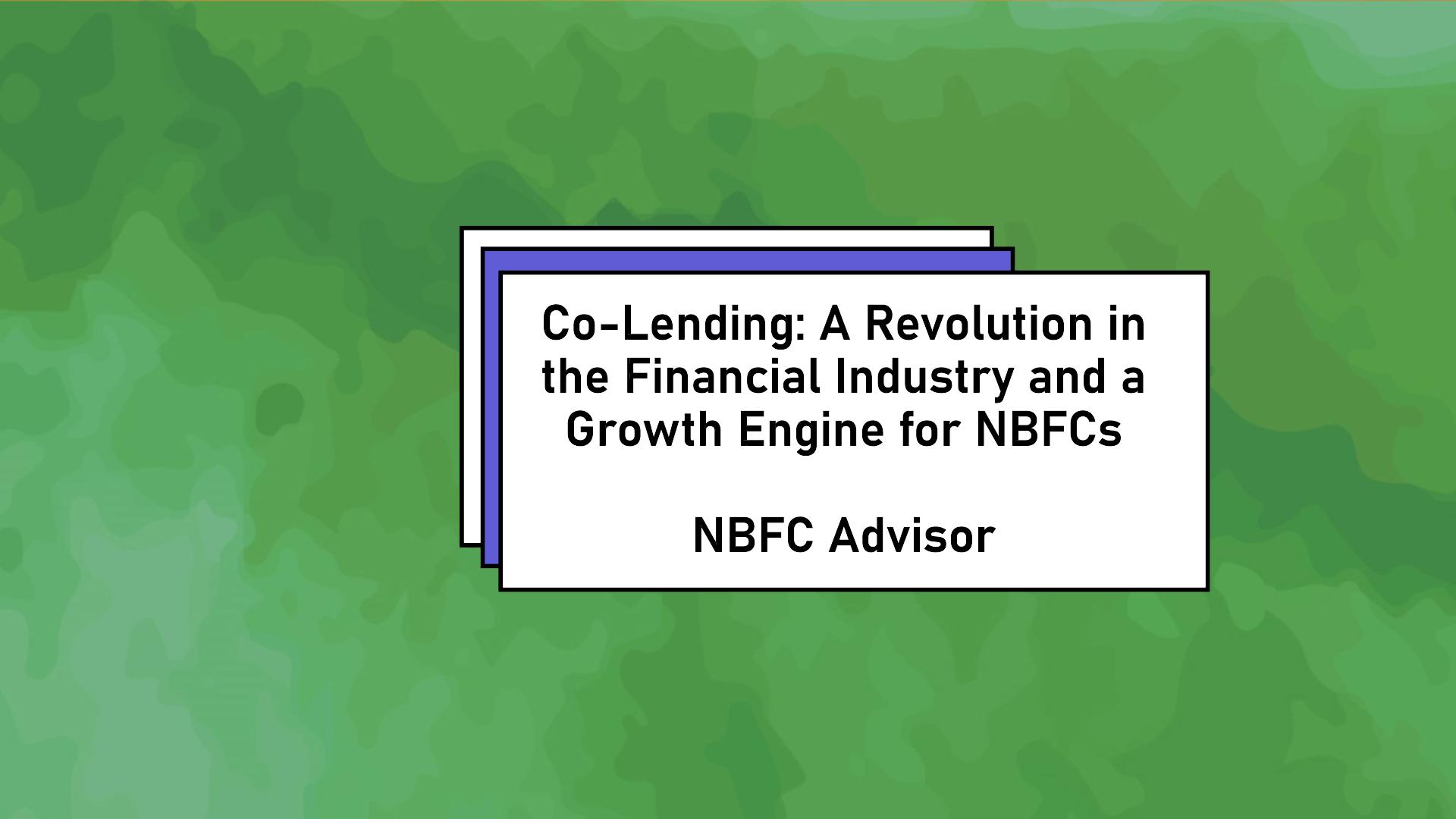 Co-Lending is the Future 